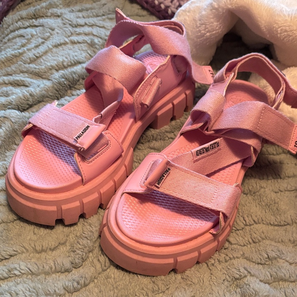 Palladium Pink Chunky Sandals